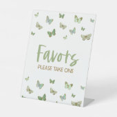 Panneau de table pour les cadeaux de fête Papillon (Recto)