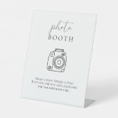 Panneau de table pour photomaton d'anniversaire (Recto)