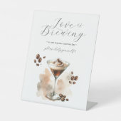 Panneau de table pour soirée Espresso Martini (Recto)