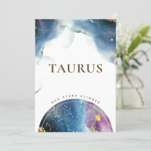 Panneau de table Taurus Carte à thème Aquarelle cé