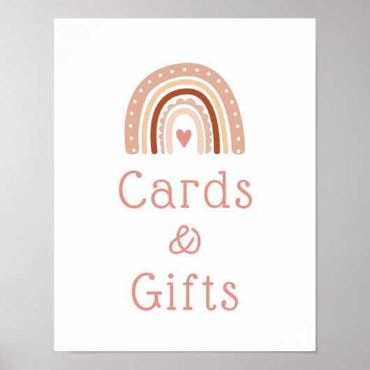 Panneau de tableau Boho Arc-en-ciel (Devant)