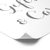 Panneau de tableau Cadeaux et cartes à fleurs rose (Coin)