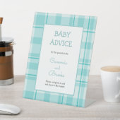 Panneau de tableau des conseils pour bébé turquois (In SItu)