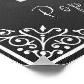 Panneau de tableau noir personnalisé pour mariage  (Coin)