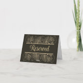 panneau de tente de carte de réservation (Dos)