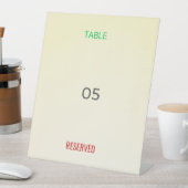 Panneau de tente de table | Réservé | Sur mesure | (In SItu)