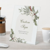 Panneau de texte personnalisé élégant À feuillage (In SItu)