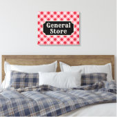 Panneau de toile de magasin général rétro (Insitu(Chambre))