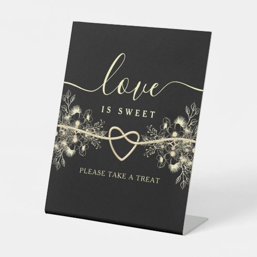 Panneau de traitement doux d'amour d'or noir (Recto)