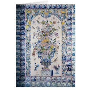 Panneau de tuile de Delft de la salle de bains