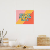 Panneau de vente, Affiche de fin de saison (Cuisine)