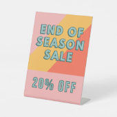 Panneau de vente de fin de saison, 20% de réductio (Recto)