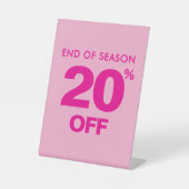 Panneau de vente de fin de saison, tablette rose 2 (Recto)