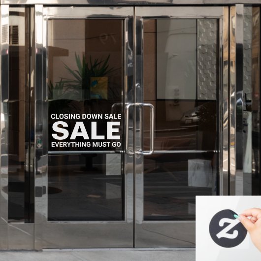 Panneau de vente de liquidation (Porte de bureau)