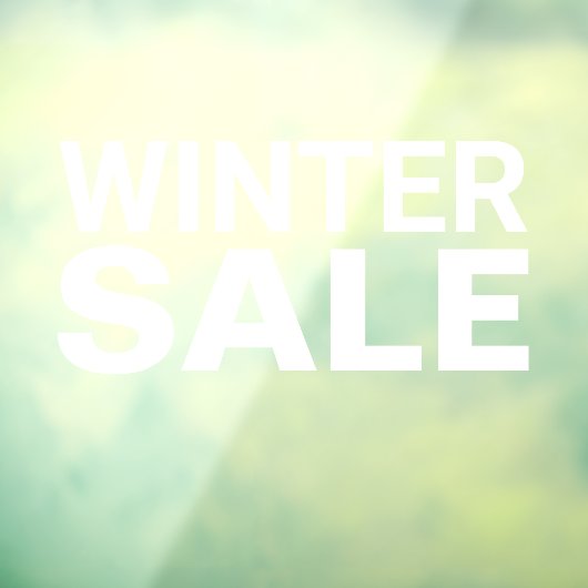 Panneau de vente d'hiver (Feuille 3)