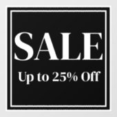 Panneau de vente en fenêtre pour entreprise - Text (Feuille)