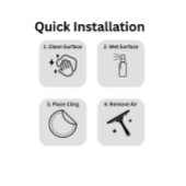 Panneau de vente en fenêtre pour entreprise - Text