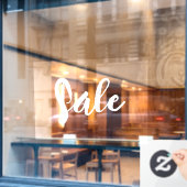 Panneau de vente en vitrine, Panneau de vente de b (Fenêtre de café)