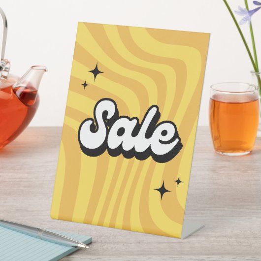 Panneau de vente haut de table, Signal de vente de (In SItu)