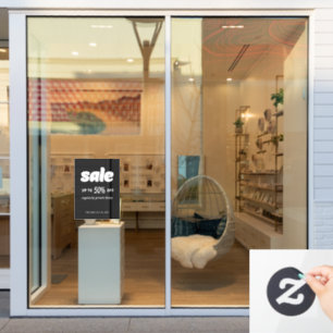 Panneau de vente noir Bulle Classic Retro