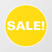 Panneau de vente pour vitrine d'entreprise - Cercl (Feuille)