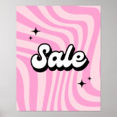 Panneau de vente rétros, Poster de vente rose, Bou (Devant)