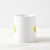 Panneau de vitesse Curve-Advisory | Mug classique (Centre)