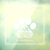 Panneau décalcomanie de fenêtre avec empreinte de  (Feuille 3)