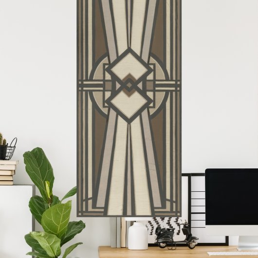 Panneau Déco neutre I (Bureau à domicile)