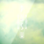 Panneau décoratif de porte poussoir, (Feuille 3)