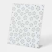 Panneau décoratif du socle étoilé (Recto)