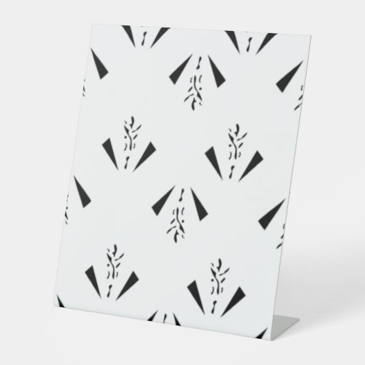 Panneau décoratif gris charbon de bois (Recto)