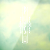 Panneau décoratif pour porte poussoir, (Feuille 3)