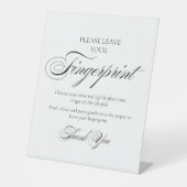 Panneau d'empreintes digitales de l'arbre Mariage  (Recto)