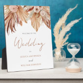 Panneau d'entrée Mariage de Bohême Plaque (Côté)