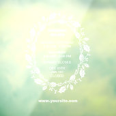 Panneau des heures d'ouverture de Noël,  (Feuille 3)