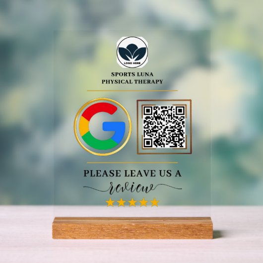 Panneau d'évaluation professionnelle - Code QR per (Neutre)