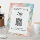 Panneau d'examen du code QR du piédestal - "J'ai p (In SItu)