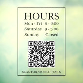 Panneau d'heures d'ouverture, Générer un code QR,  (Feuille 3)