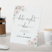 Panneau d'idée de soirée en amoureux à fleurs rose (In SItu)