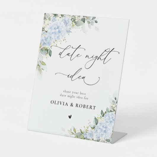 Panneau d'idée de soirée en amoureux avec des fleu (Recto)