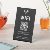 Panneau d'information Wifi Connectez-vous en ligne (In SItu)