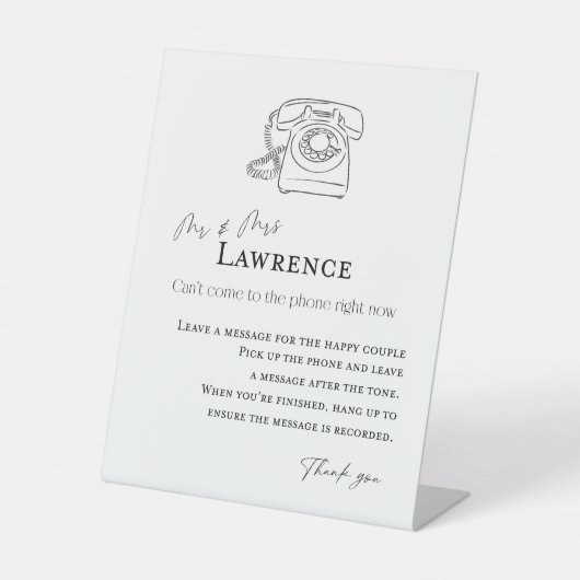 Panneau d'instruction du livre d'invité audio (Recto)