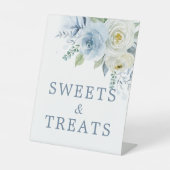 Panneau Douche bleu Dusty Rose Floral Douches & Tr (Recto)