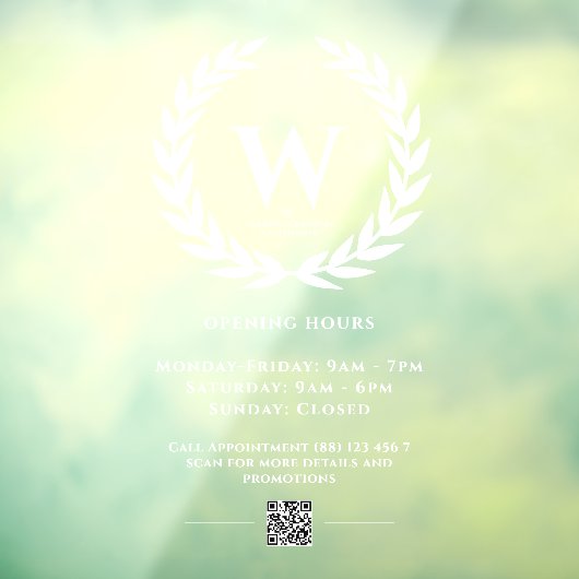 Panneau d'ouverture moderne Barbershop Horaires Mo (Feuille 3)