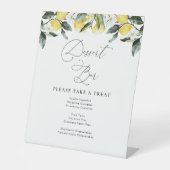 Panneau du bar de la verdure moderne Lemon Floral  (Recto)