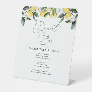 Panneau du bar de la verdure moderne Lemon Floral
