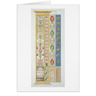 Panneau du bungalow de Raphael à Vatican, engr