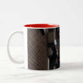 Panneau du café du marché, Cleveland OH Mug (Gauche)