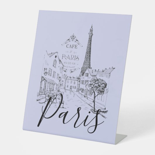Panneau du Café Paris (Recto)